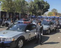 Entrega de 39 patrullas que serán operadas por 204 elementos para la delegación Iztapalapa.