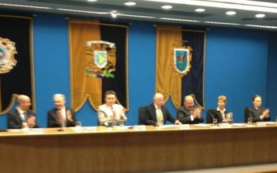 José Narro durante el Seminario de Laicidad y Educación.